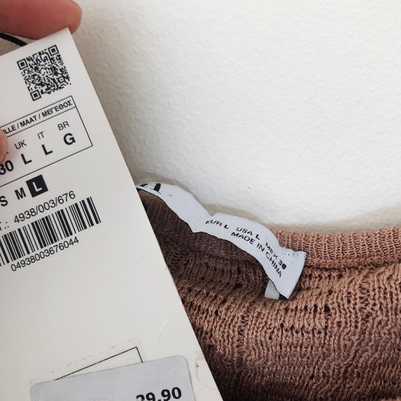 Brand New ZARA crop top - Picture 4 of 5